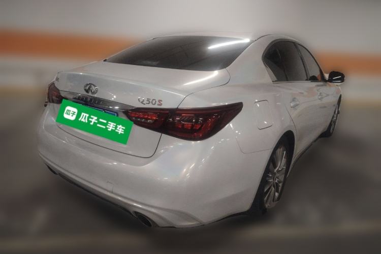Used Infiniti Q50L 2018 2.0T Enjoyment Version China V Standard Rear Right 45 Deg
