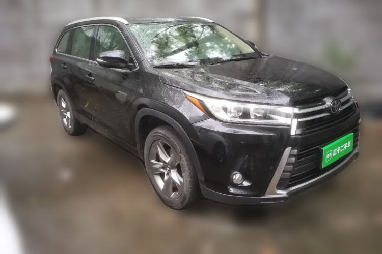 Used Toyota Highlander 2018 2.0T Four-Wheel Drive Prestige Version 7 Seats China VI Standard Front Right 45 Deg