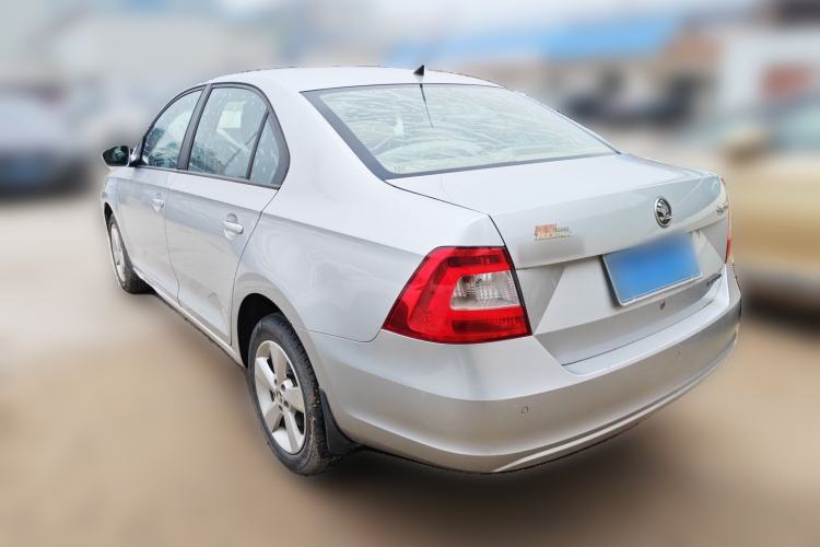 Used Skoda Rapid 2013 1.6L Manual Smart Selection Model Rear Left 45 Deg