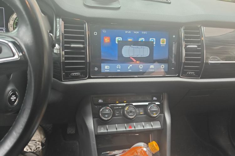 Used Skoda Kodiaq 2018 TSI330 5-Seater Two-Wheel-Drive Luxury Enjoyment Edition Audio And AC Panel