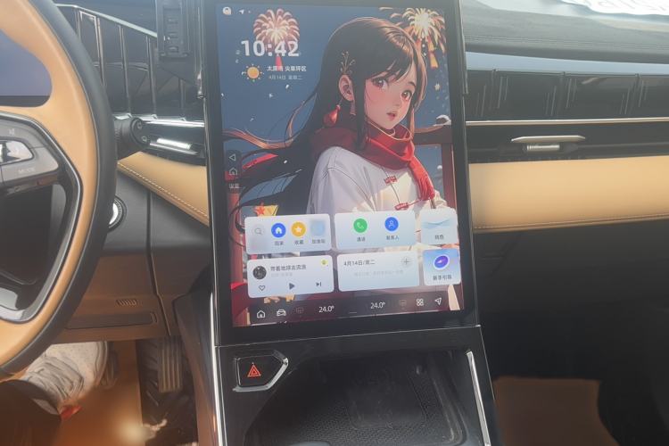 Used Geely Auto FX11 2023 1.5TD DCT Prestige Edition Audio And AC Panel