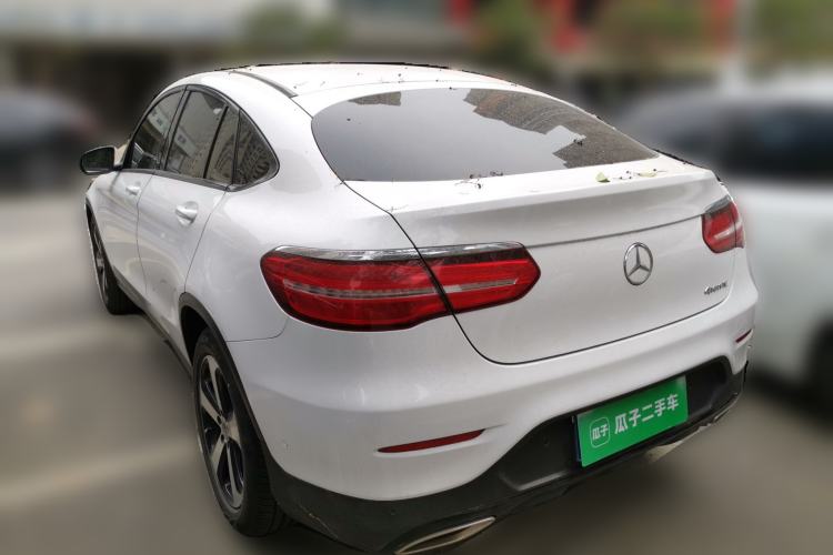 Used Mercedes-Benz GLC Coupe 2019 Facelift GLC 200 4MATIC Coupe SUV Rear Left 45 Deg