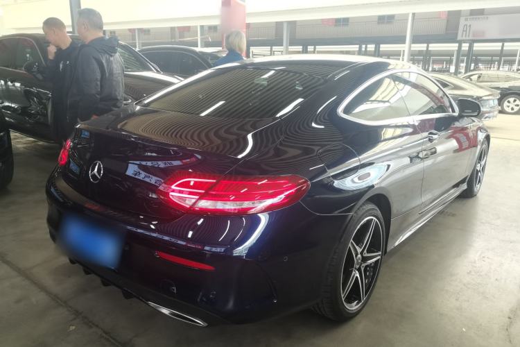 Used Mercedes-Benz C-Class 2018 C 200 Coupe Rear Right 45 Deg