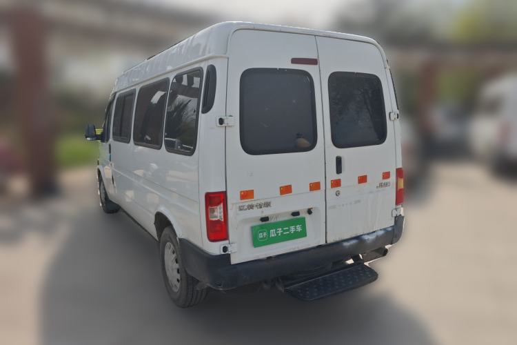 Used JMC Transit 2020 2.8T Business-Grade Long-Wheelbase Mid-Roof 9-Seater China V Emission Standard JX493 Rear Left 45 Deg