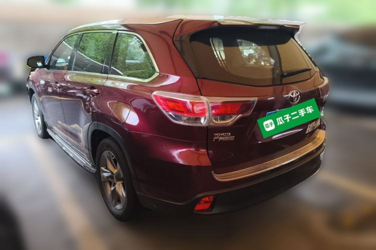 Used Toyota Highlander 2015 2.0T Four-Wheel Drive Luxury Edition 7-Seater Rear Left 45 Deg