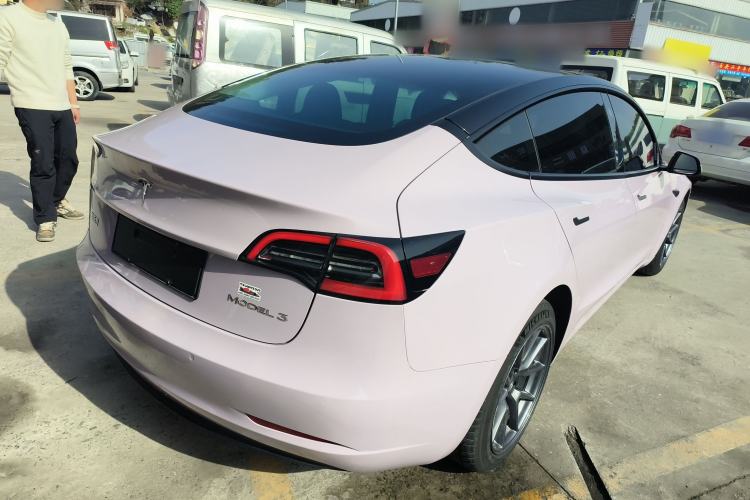 Used Tesla Model 3 2022 Rear-Wheel-Drive Version Rear Right 45 Deg