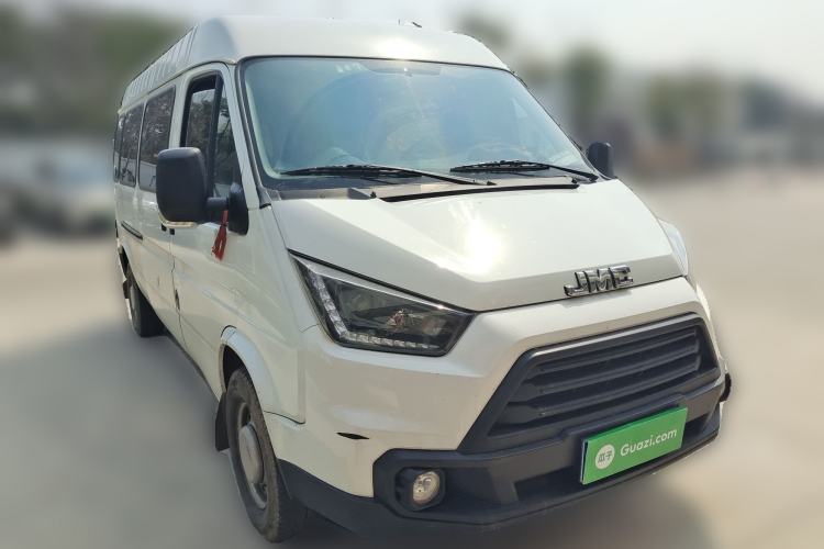 Used JMC Transit 2019 2.8T Commercial Version Long Wheelbase Mid-Roof 8-Seater Rear Single Tire China VI Emission Standard JX493
