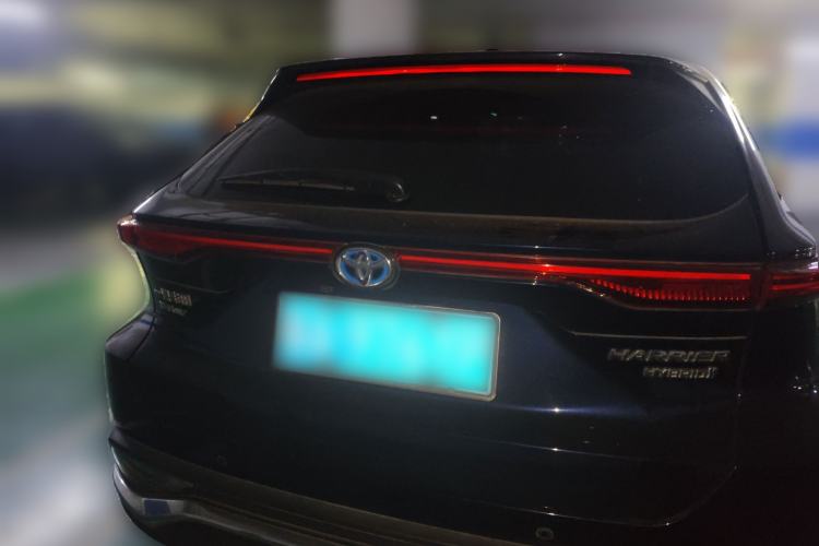 Used Toyota Harrier 2022 Dual-Engine 2.5L CVT Four-Wheel Drive Luxury Edition Rear