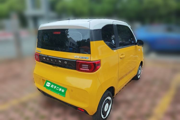 Used Wuling Hongguang MINIEV 2022 Macaron Fashion Edition Lithium-Nickel-Cobalt-Alpha-oxide Rear Right 45 Deg