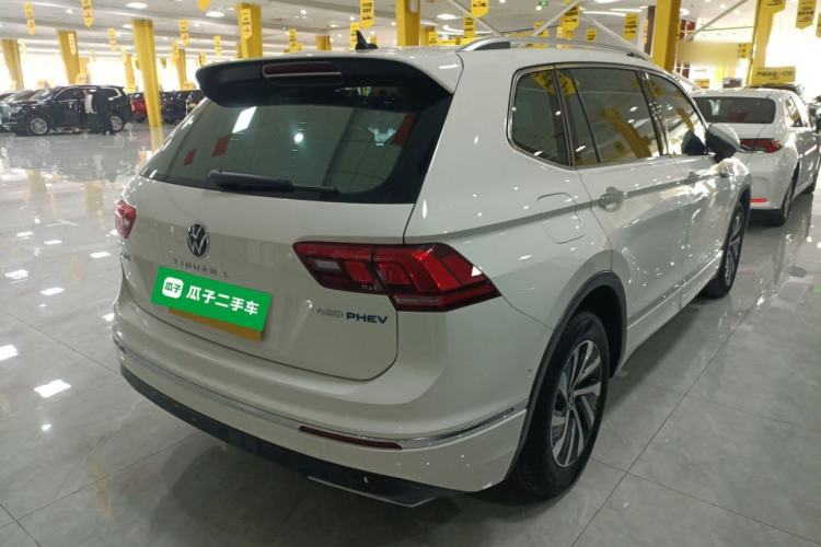 Used Volkswagen Tiguan L New Energy 2021 430 PHEV Plug-in Hybrid Prestige Edition Rear Right 45 Deg