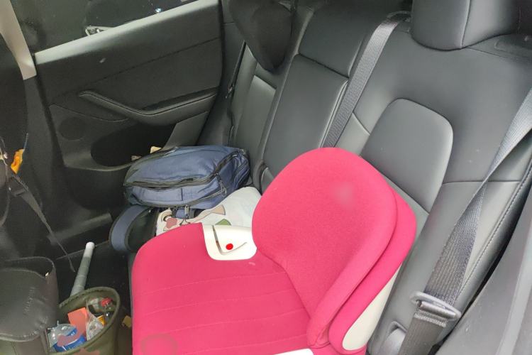 Used Tesla Model Y 2021 Long-Range All-Wheel-Drive Version Left Rear Seat