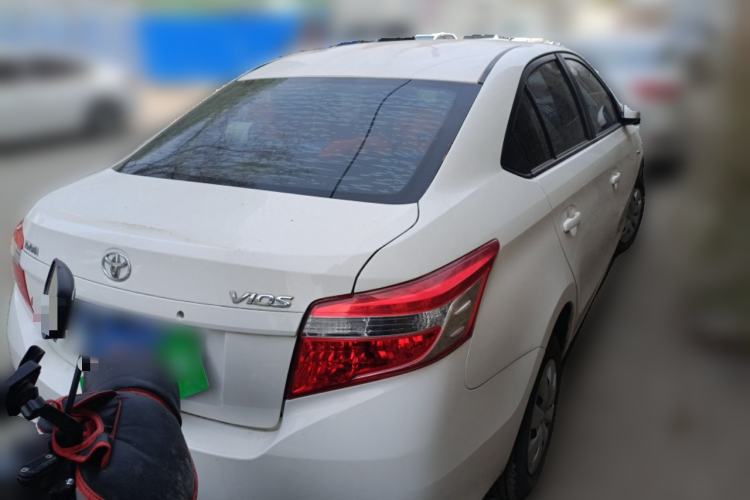 Used Toyota Vios 2014 1.3L Manual Value Edition Rear Right 45 Deg