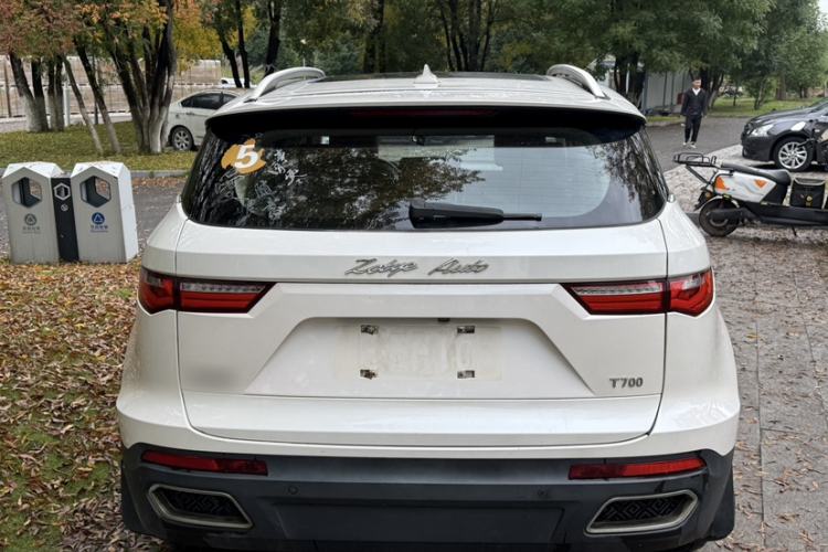 Used Zotye T700 2017 1.8T Manual Luxury Model
