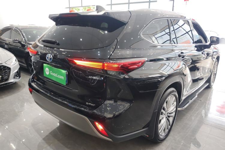 Used Toyota Highlander 2023 2.5L Smart Electric Hybrid Dual-Engine Four-Wheel Drive Prestige Version – 7 Seats Rear Right 45 Deg