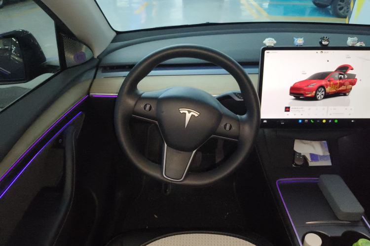 Used Tesla Model Y 2022 Rear-Wheel-Drive Version Steering Wheel