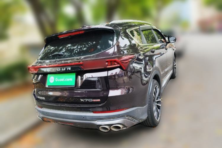 Used JETOUR X70 PLUS 2021 1.6T DCT StarPRO 7-seater Rear Right 45 Deg