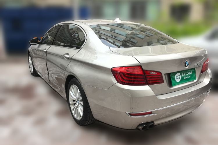 Used BMW 5 Series 2014 525Li Luxury Design Package Rear Left 45 Deg