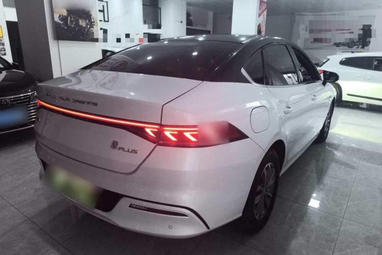 Used BYD Qin PLUS 2024 HONOR Edition DM-i 55KM Leading Model Rear Right 45 Deg