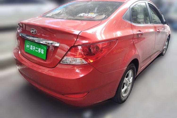 Used Hyundai Verna (older generation) 2013 Sedan 1.4L Automatic Standard GL Model Rear Right 45 Deg
