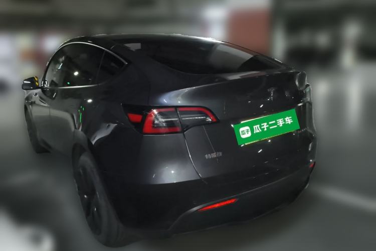 Used Tesla Model Y 2021 Standard Range Rear-Wheel Drive Version Rear Left 45 Deg