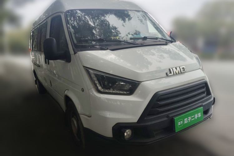 Used JMC Transit 2019 2.8T Commercial Version Long Wheelbase Mid-Roof 6-Seater Rear Single Tire China VI Emission Standard – JX493