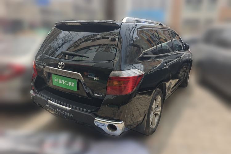 Used Toyota Highlander 2009 3.5L 4x4 7-Seater Luxury Edition Rear Right 45 Deg