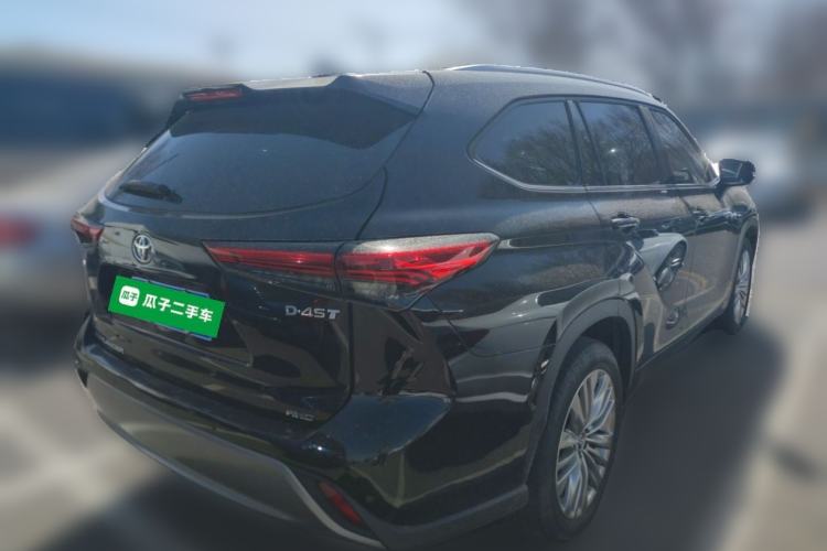 Used Toyota Highlander 2024 380T Four-Wheel Drive Luxury Version 7 Seats Rear Right 45 Deg