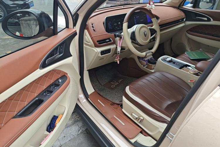 Used ORA Good Cat 2022 Morandi Edition 400km Standard Range Luxury Version Lithium-Ion Battery Driver Seat