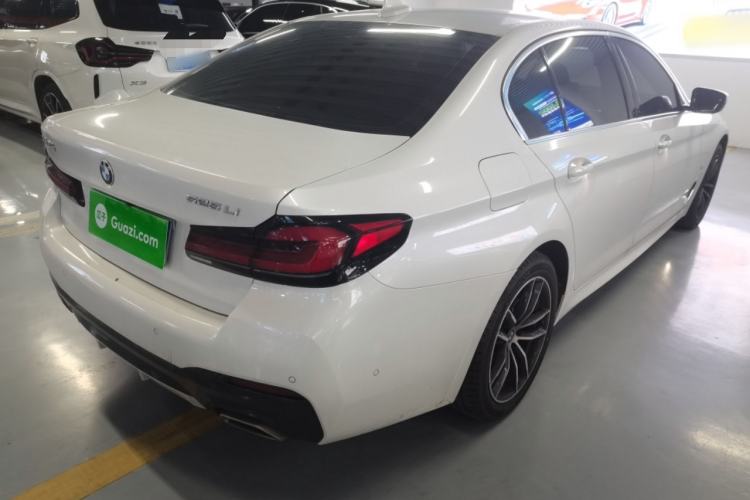 Used BMW 5 Series 2022 Second Facelift 525Li M Sport Package Rear Right 45 Deg