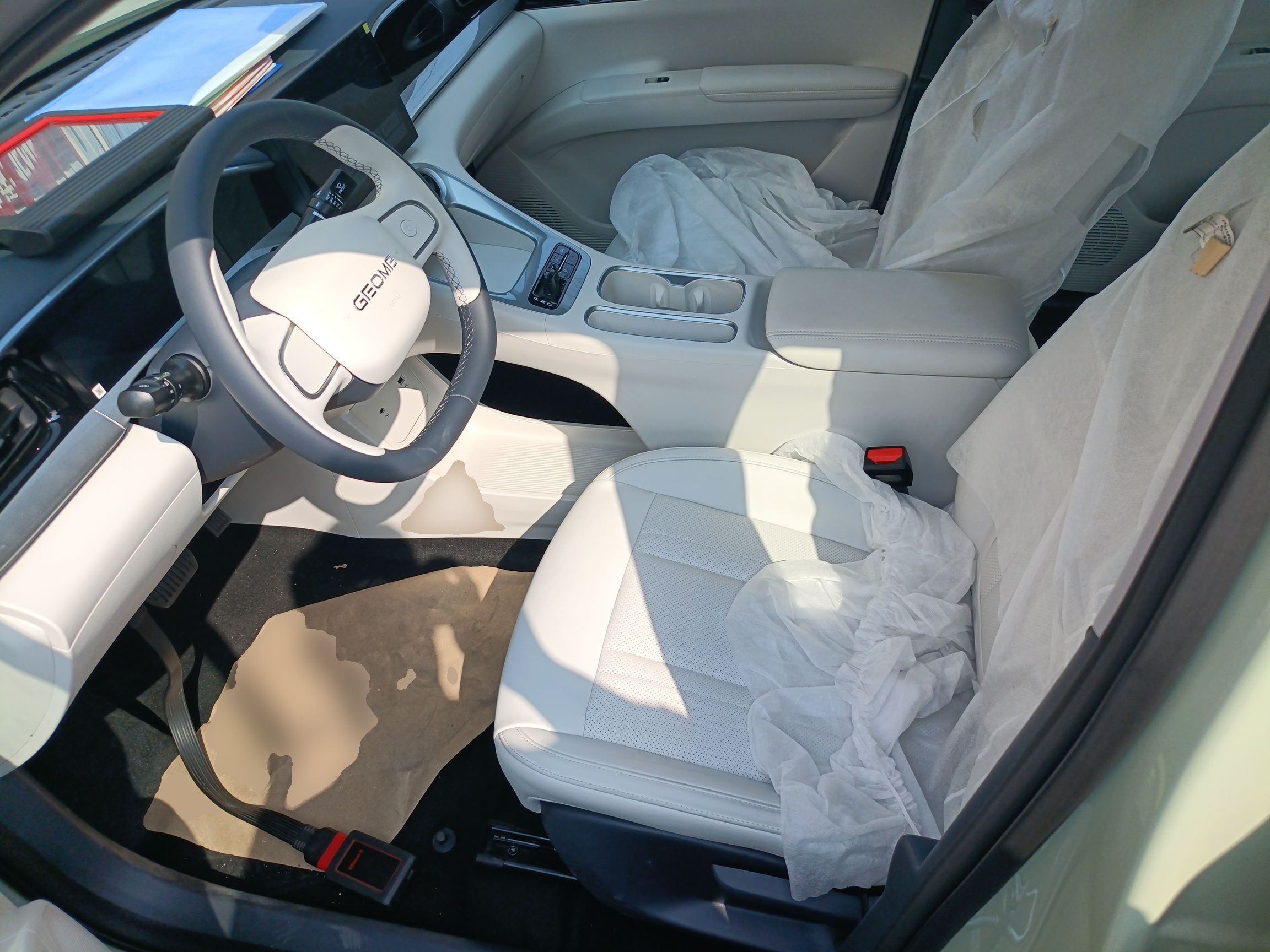 Переднее сиденье в автомобиле