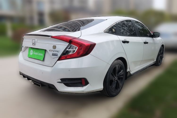 Used Honda Civic 2019 220TURBO CVT Dynamic Edition China VI Emission Standard Rear Right 45 Deg