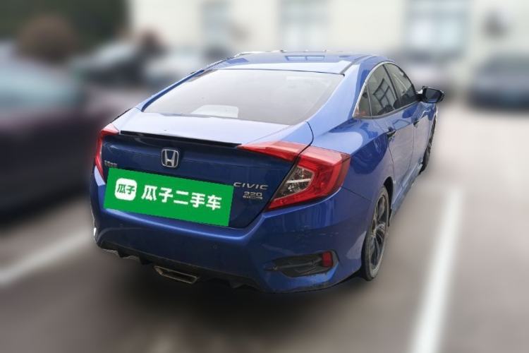 Used Honda Civic 2019 220TURBO CVT Dynamic Edition China VI Emission Standard Rear Right 45 Deg