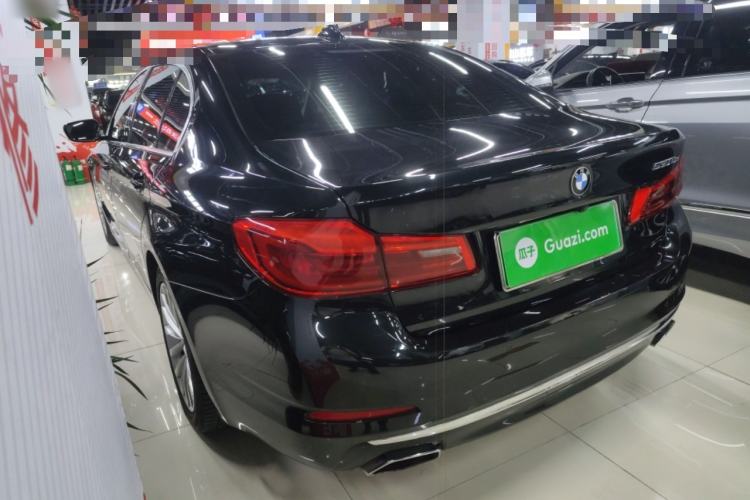 Used BMW 5 Series New Energy 2020 Mileage Upgrade Version 530Le Luxury Package Rear Left 45 Deg