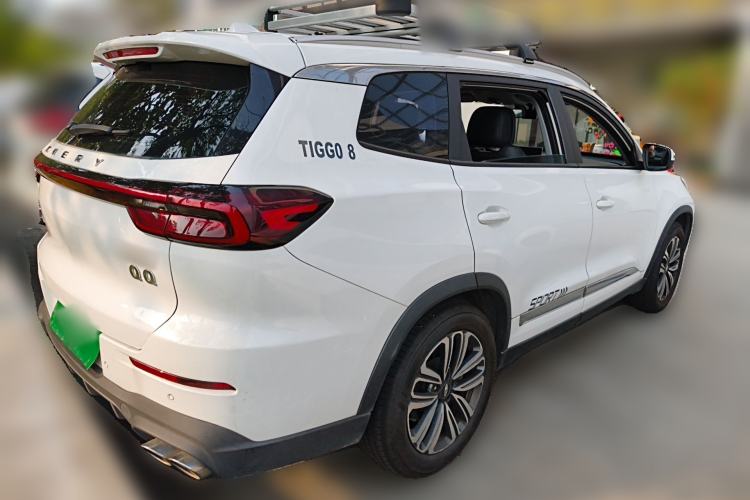 Used Chery Tiggo 8 2021 Kunpeng Edition 390TGDI Automatic Zhubfeng Version Rear Right 45 Deg