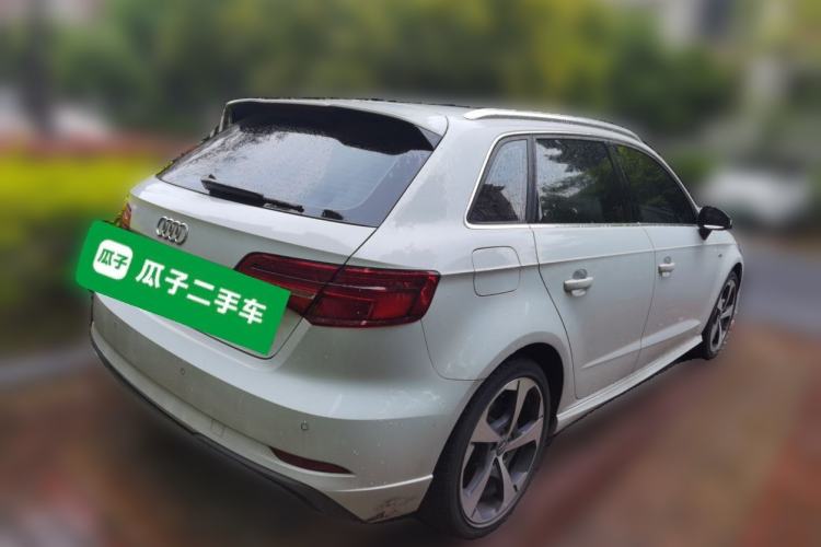 Used Audi A3 2020 Sportback 35 TFSI Fashion Edition China VI Emission Standard Rear Right 45 Deg
