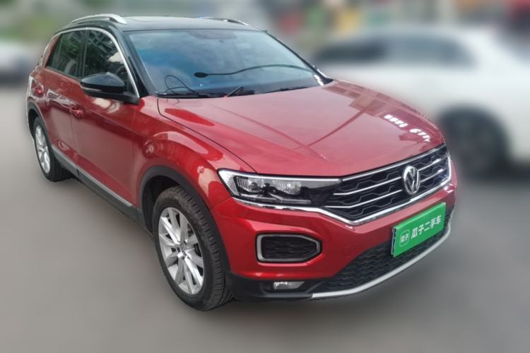 Used Volkswagen T-ROC 2018 280TSI DSG Two-Wheel Drive Advanced Version China V Emission Standard Front Right 45 Deg