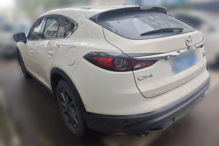 Used Mazda CX-4 2020 2.0L Automatic Two-Wheel Drive Blue Sky Exploration Edition Rear Left 45 Deg