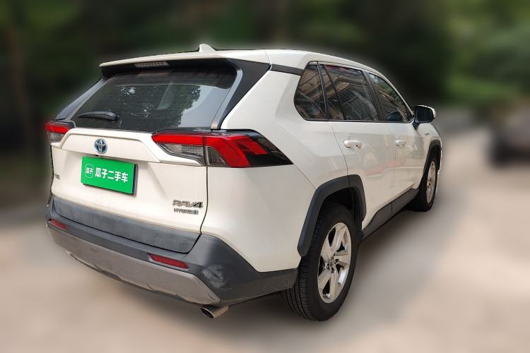 Used Toyota RAV4 2020 Dual-Engine 2.5L E-CVT Two-Wheel Drive Elite Edition Rear Right 45 Deg