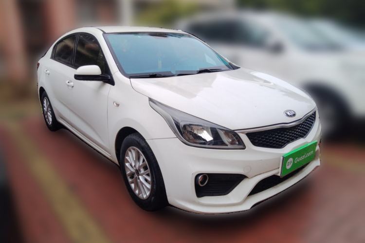 Used Kia K2 2017 Sedan 1.4L Manual Transmission GLS Front Right 45 Deg