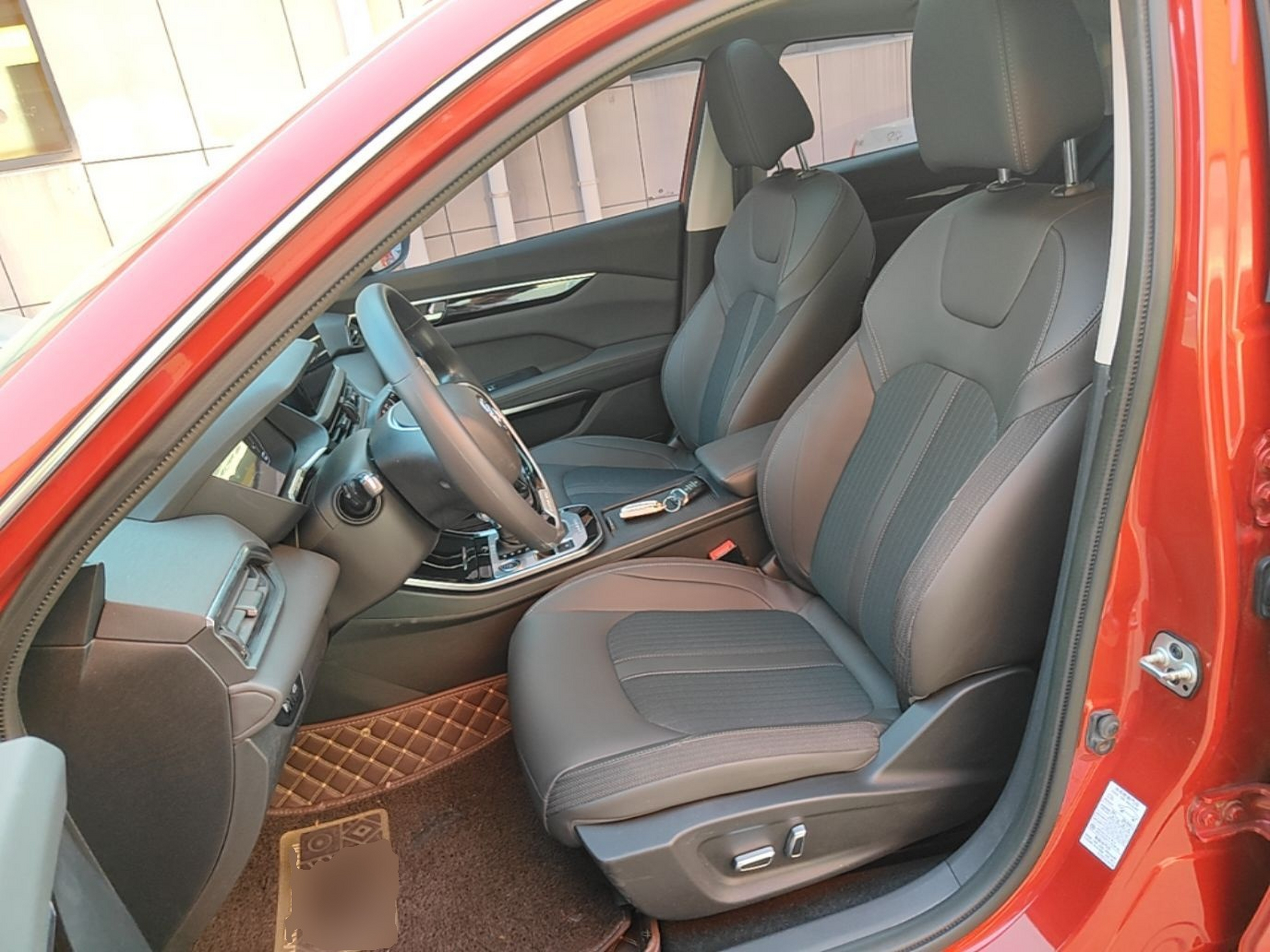 Avant de la voiture