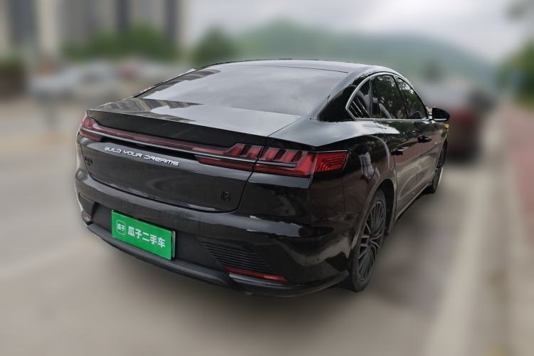 Used BYD Han 2020 EV Long-Range Luxury Model Rear Right 45 Deg