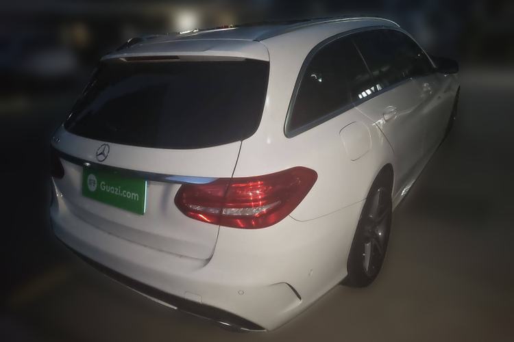 Used Mercedes-Benz C-Class 2017 Facelift C 200 Station Wagon Rear Right 45 Deg