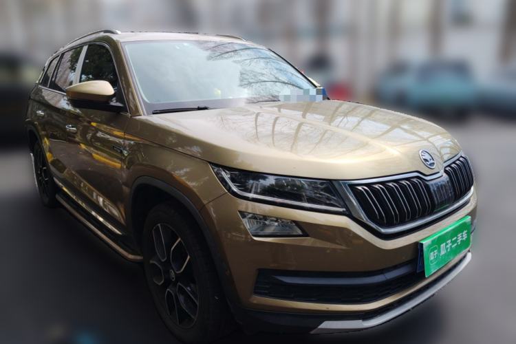 Used Skoda Kodiaq 2018 TSI380 7-Seater Four-Wheel-Drive Flagship Edition Front Right 45 Deg