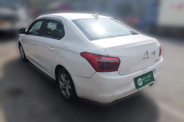 Used Citroen Elysee 2014 1.6L Manual Fashion Model CNG Rear Left 45 Deg