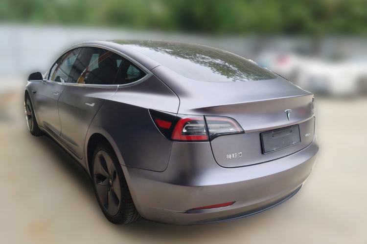 Used Tesla Model 3 2020 Standard Range Rear-Wheel Drive Upgraded Version Rear Left 45 Deg