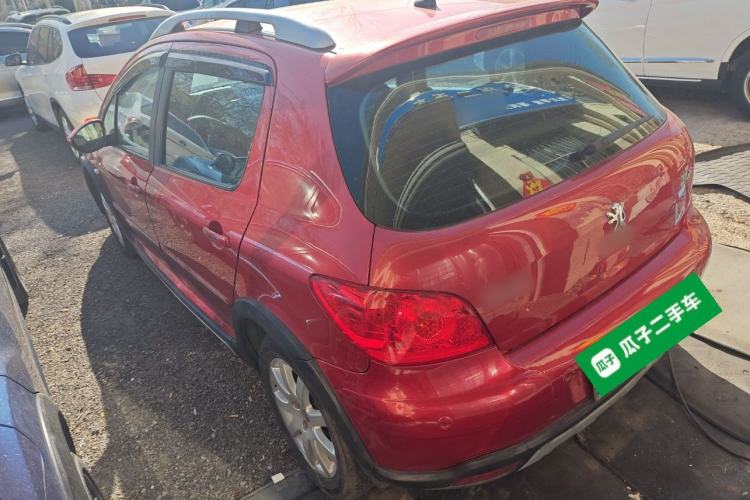 Used Peugeot 307 2013 1.6L Automatic CROSS Rear Left 45 Deg