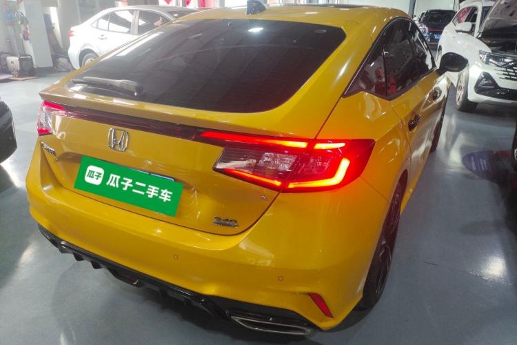 Used Honda Integra 2023 HATCHBACK 240TURBO CVT Phantom Night Deluxe Edition Rear Right 45 Deg