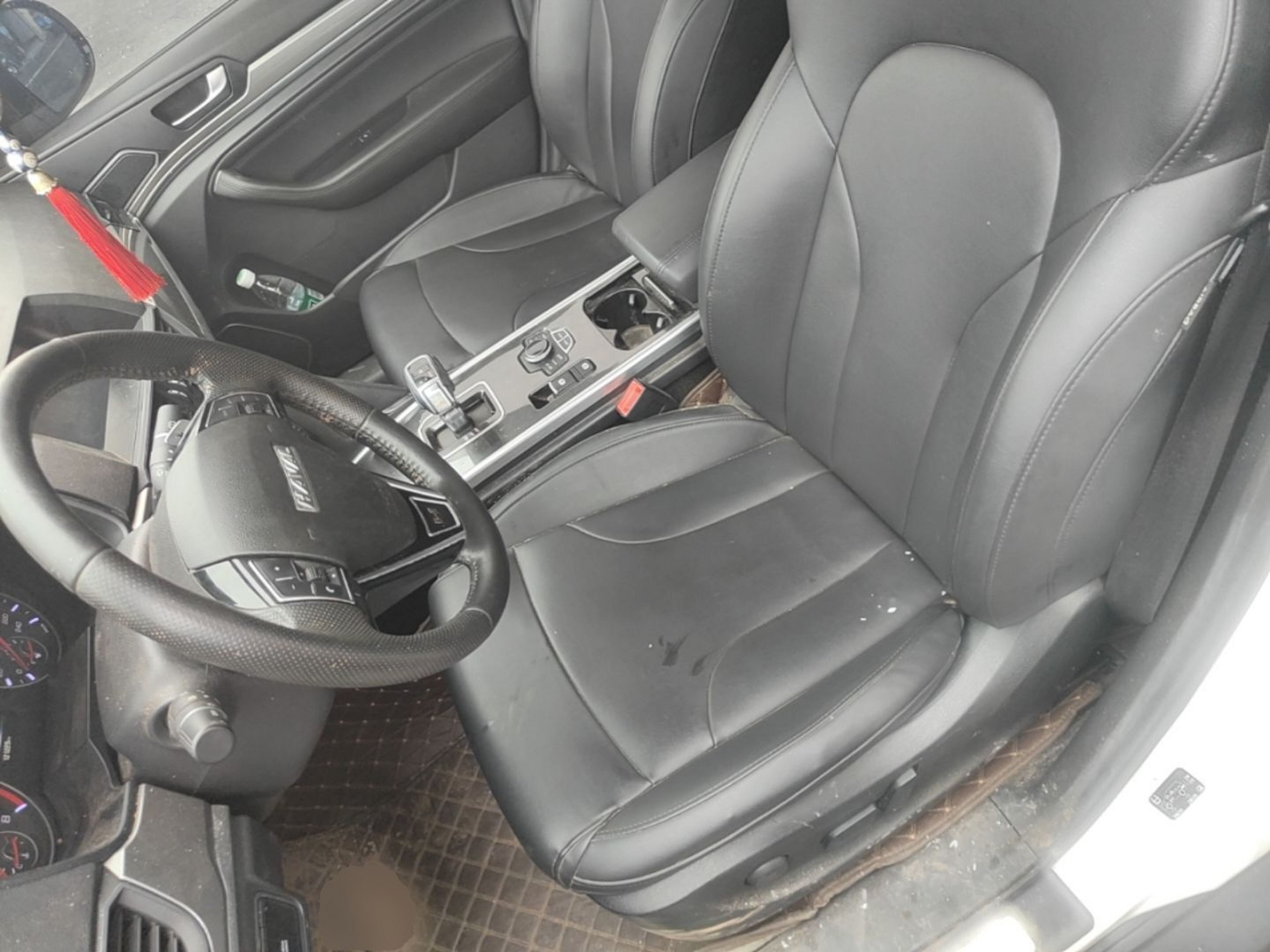 Vordere Reihe im Auto