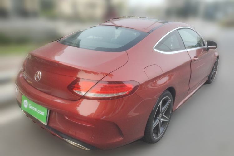 Used Mercedes-Benz C-Class 2017 Facelift C 200 Coupe Rear Right 45 Deg