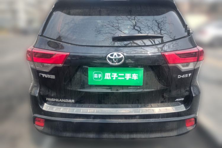 Used Toyota Highlander 2021 2.0T Four-Wheel Drive Elite Edition 7-Seater Rear